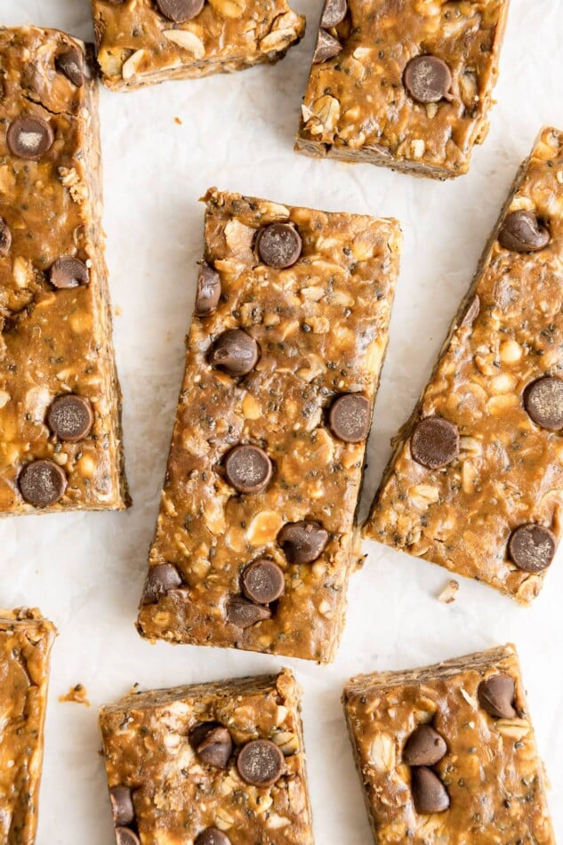 Chocolate peanut butter granola bars.