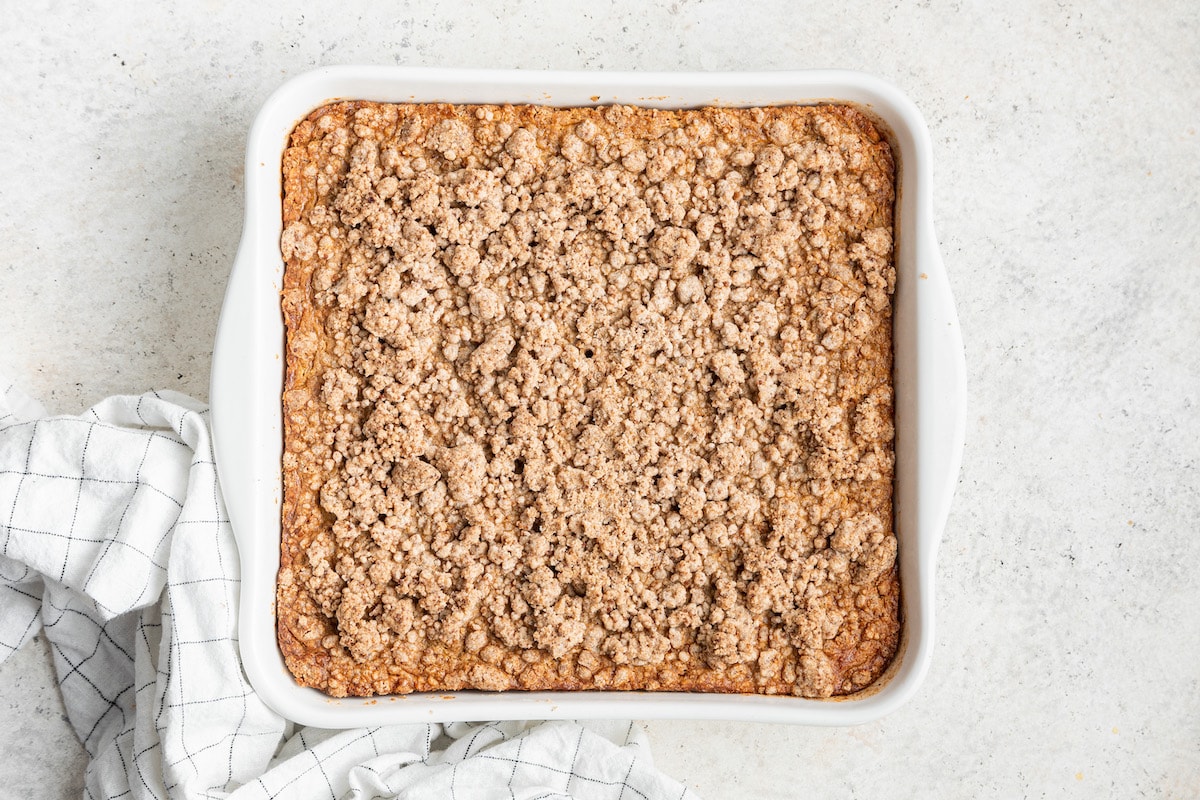 Coffee Cake Baked Oatmeal Eating Bird Food