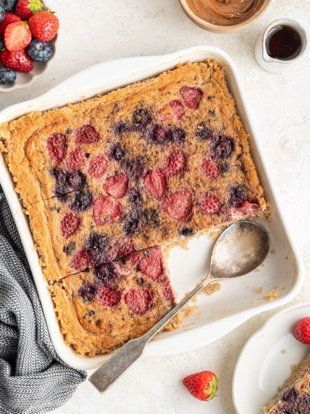 Quinoa Breakfast Bake Eating Bird Food