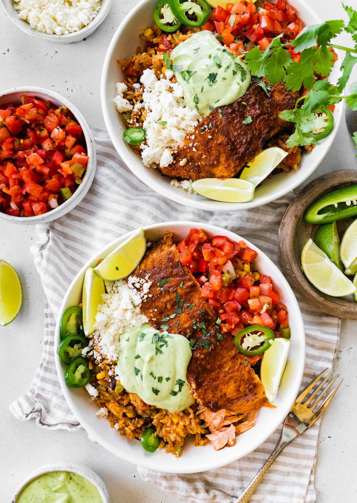 Salmon Burrito Bowl Eating Bird Food