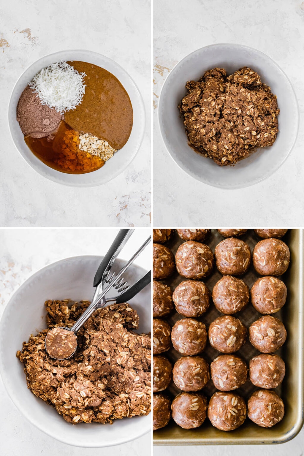 Almond Joy Protein Balls Eating Bird Food