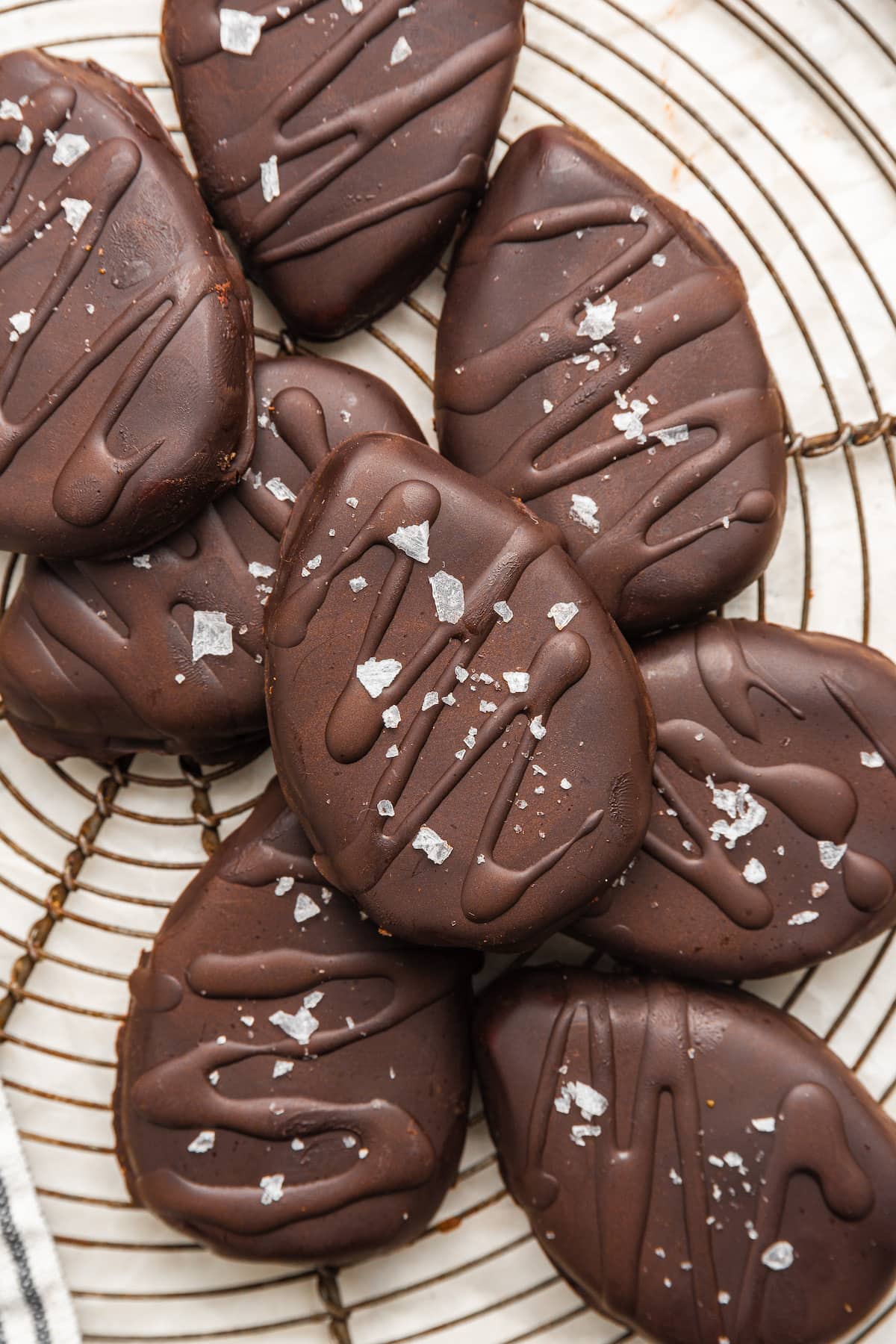 Chocolate peanut butter eggs.