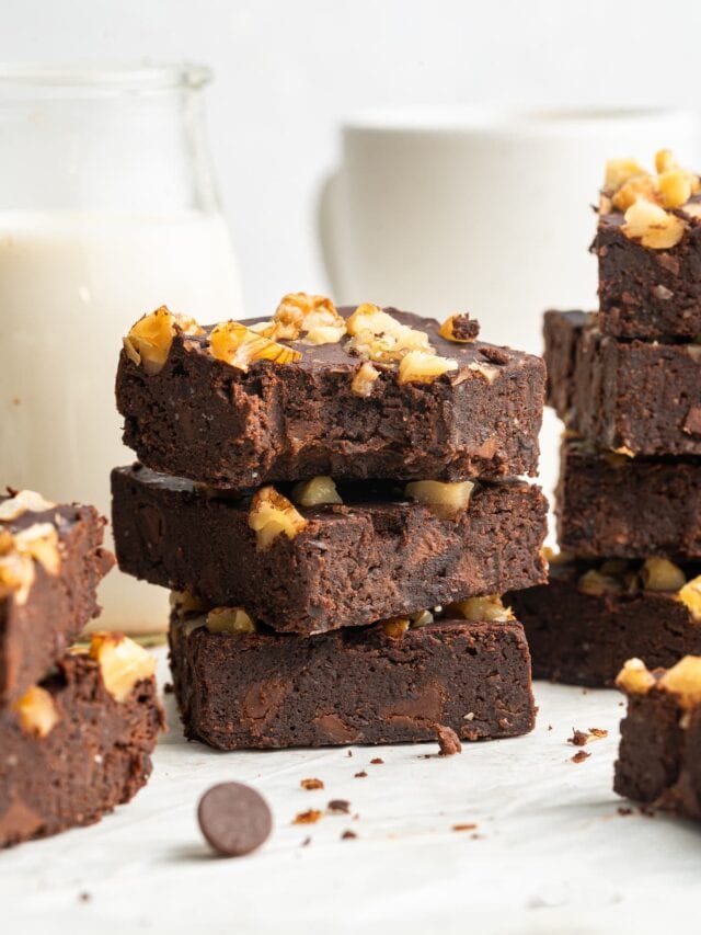 Fudgy Black Bean Brownies (Flourless + GlutenFree) Eating Bird Food
