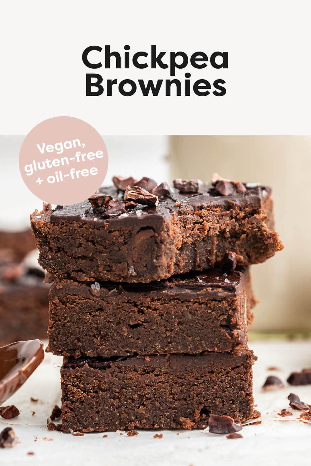 Chickpea Brownies Eating Bird Food