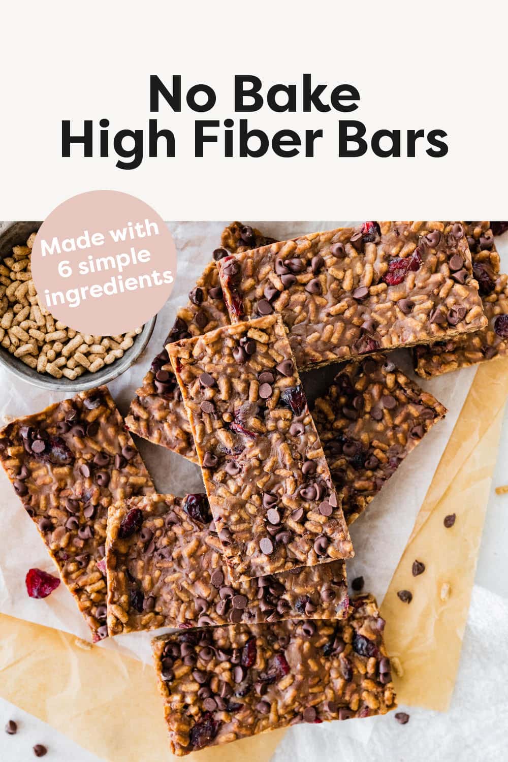 No Bake Excessive Fiber Bars The Daily Inserts