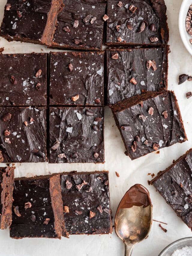 Chickpea Brownies Eating Bird Food