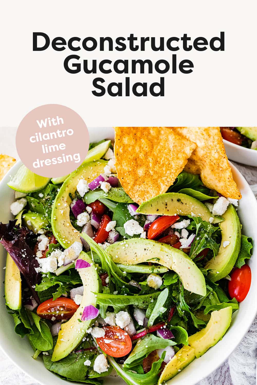 Deconstructed Guacamole Salad (Quick & Easy) Eating Bird Food