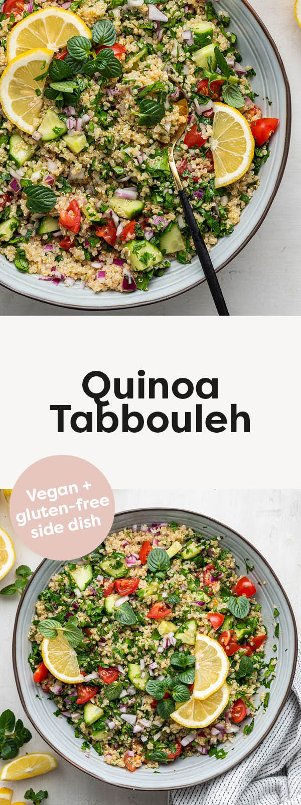 Gluten-Free Quinoa Tabbouleh {Tabouli} - Eating Bird Food