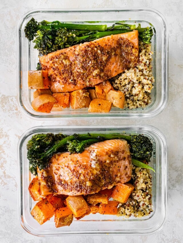 Easy Salmon Meal Prep Bowl Eating Bird Food