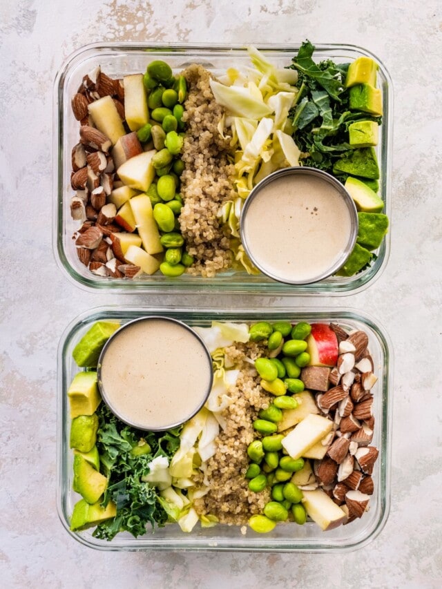 Meal Prep Detox Salad Eating Bird Food