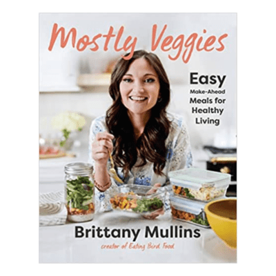 Mostly Veggies cookbook cover.