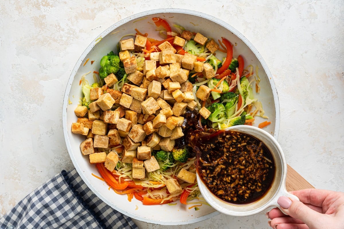 Tofu Cabbage Noodle Bowl Eating Bird Food