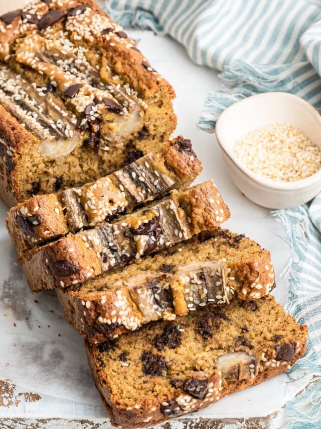 Tahini Banana Bread Eating Bird Food