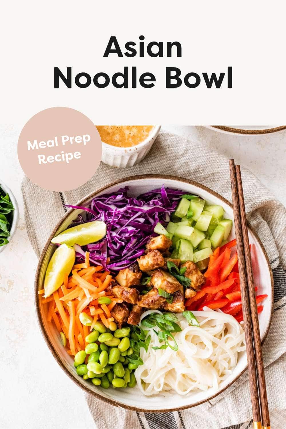 Asian Noodle Bowl (for Meal Prep) Eating Bird Food