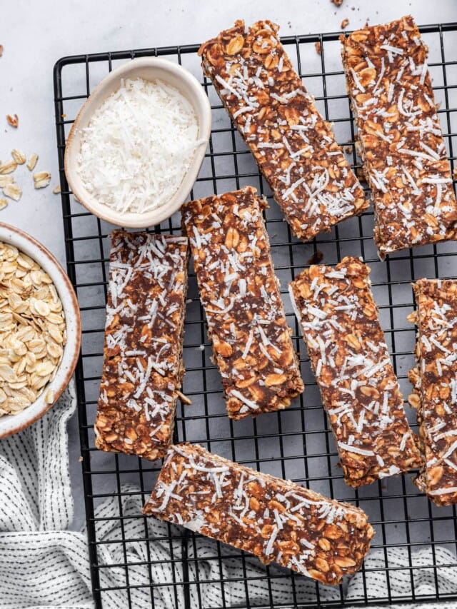 Healthy No Bake Chocolate Coconut Bars Eating Bird Food