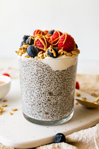 Cashew Chia Pudding Bowl - Eating Bird Food