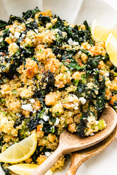 Roasted Broccoli Quinoa Salad {Gluten-Free} - Eating Bird Food