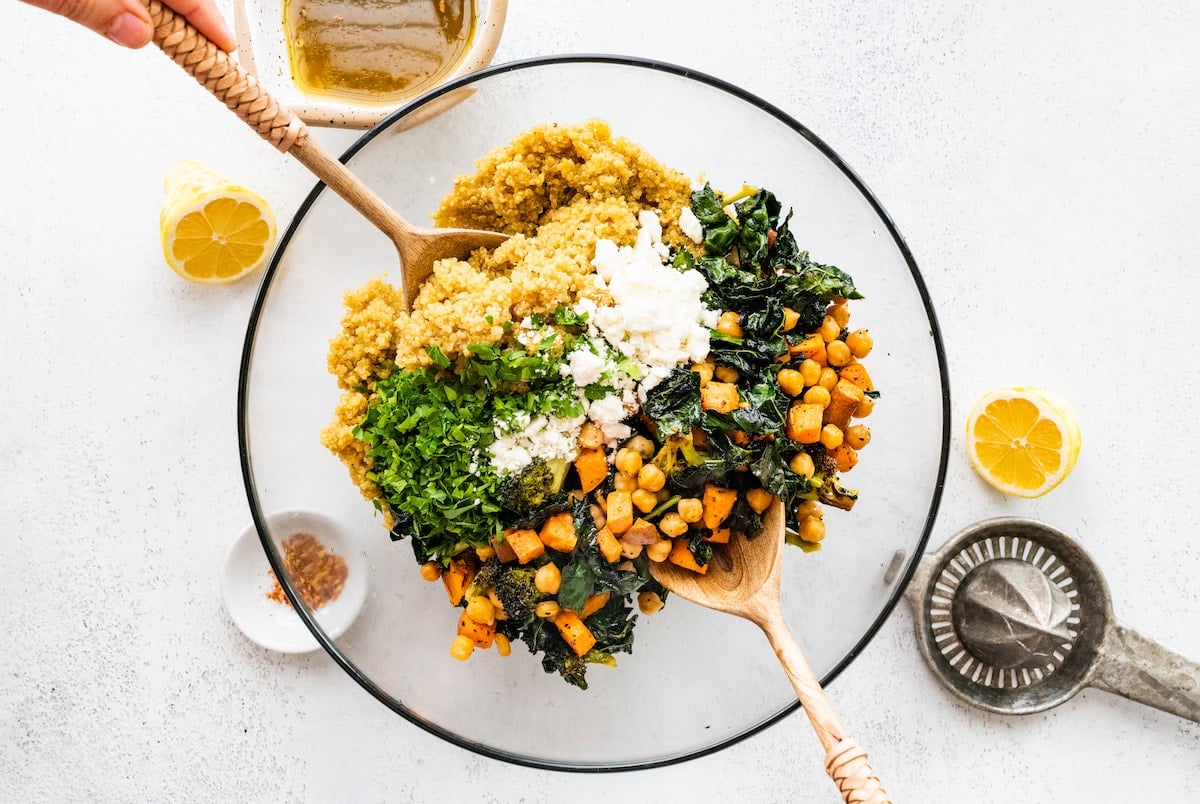 Roasted Broccoli Quinoa Salad {GlutenFree} Eating Bird Food