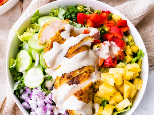Keto Curry Chicken Salad - Kicking Carbs