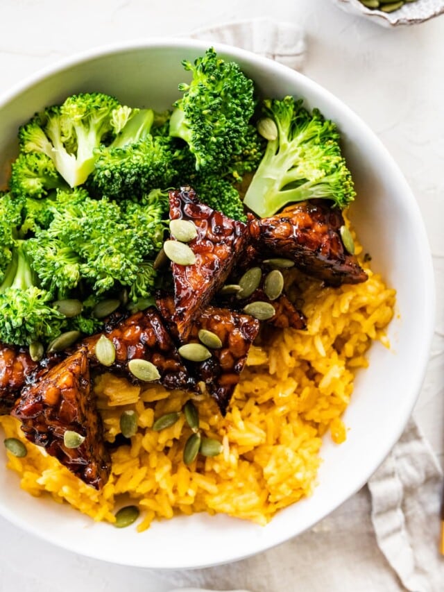 Maple Balsamic Tempeh Bowls Eating Bird Food