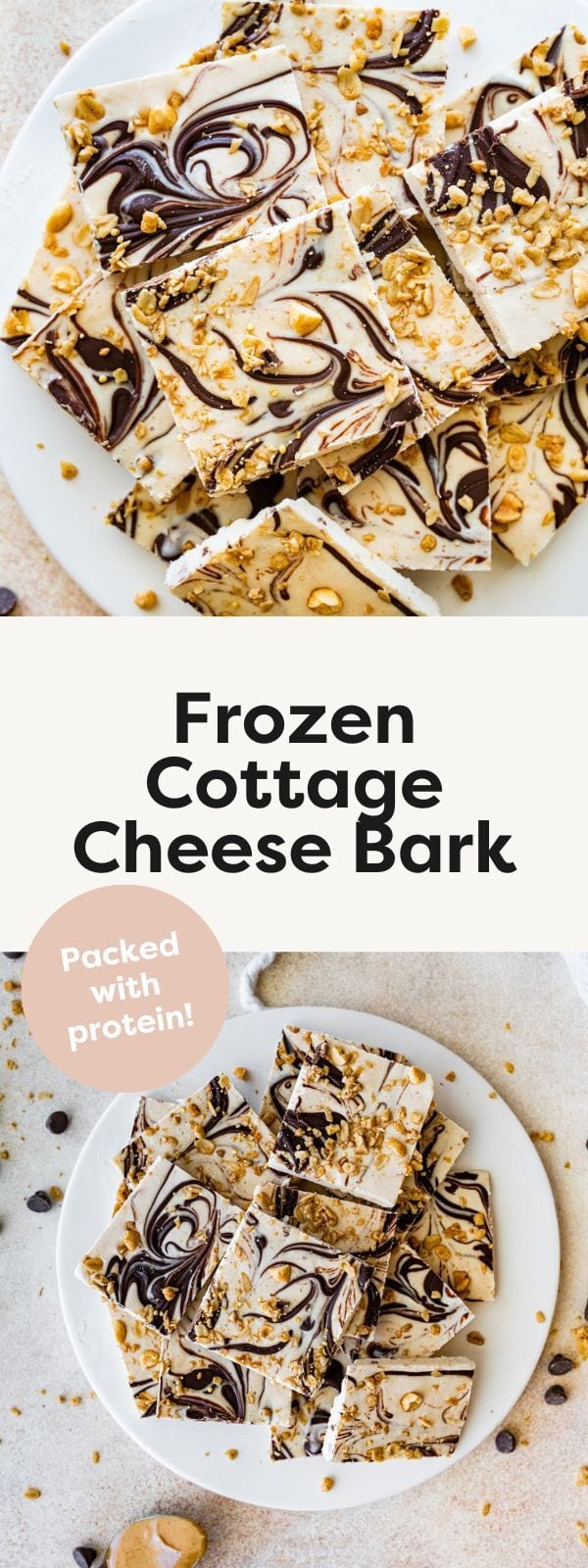 Frozen Cottage Cheese Bark - Eating Bird Food