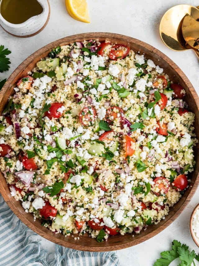 Couscous Salad Eating Bird Food