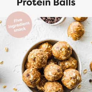 Bowl of Vegan Protein Balls.