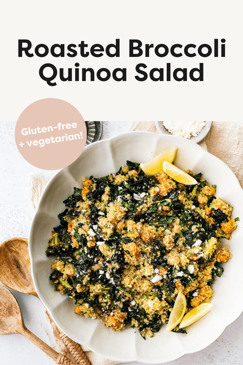 Roasted Broccoli Quinoa Salad {GlutenFree} Eating Bird Food