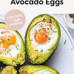 Baked Avocado Eggs - Eating Bird Food