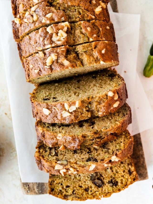 Healthy Zucchini Bread Eating Bird Food