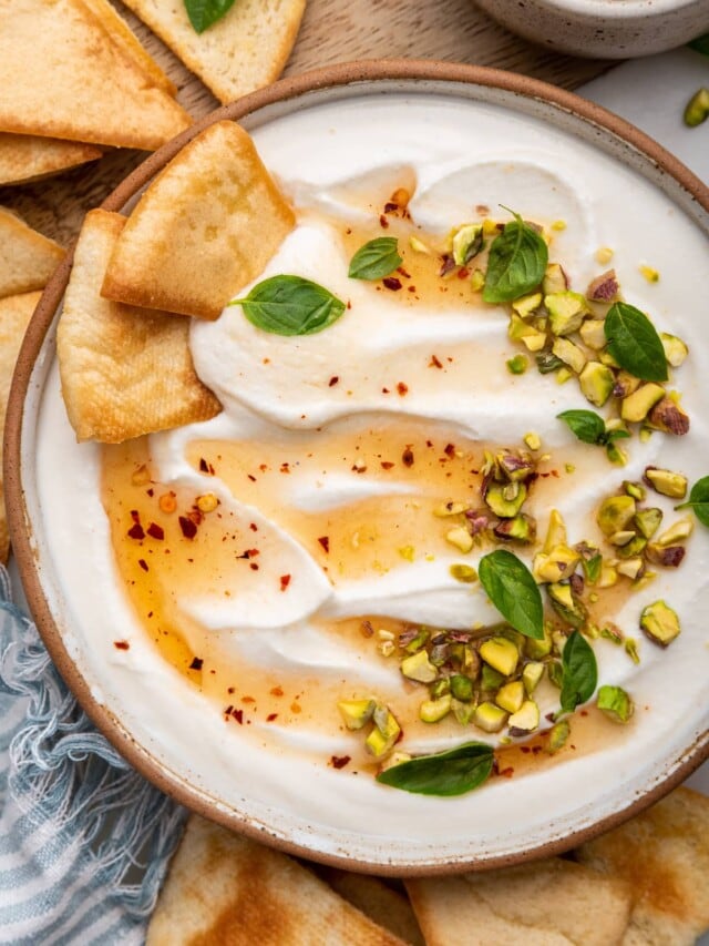 Hot Honey Whipped Cottage Cheese Eating Bird Food