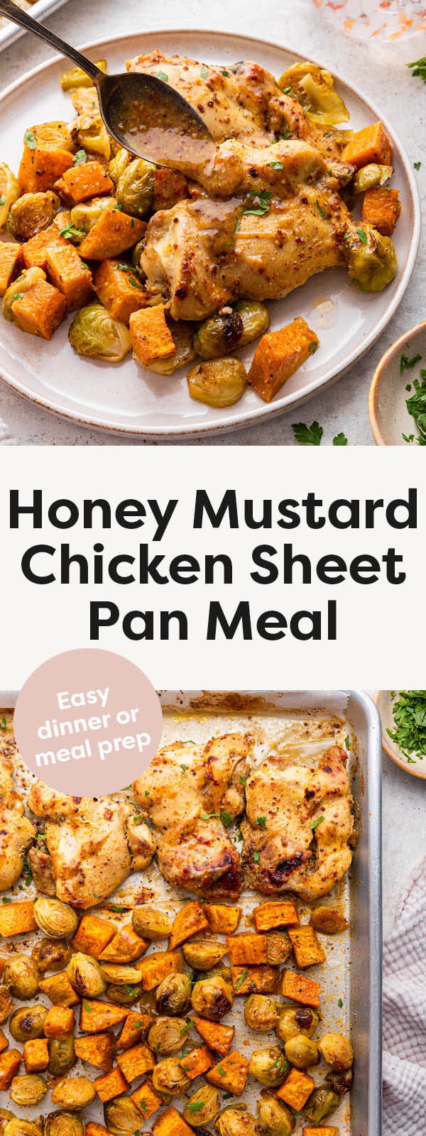 Honey Mustard Chicken Sheet Pan Meal Eating Bird Food