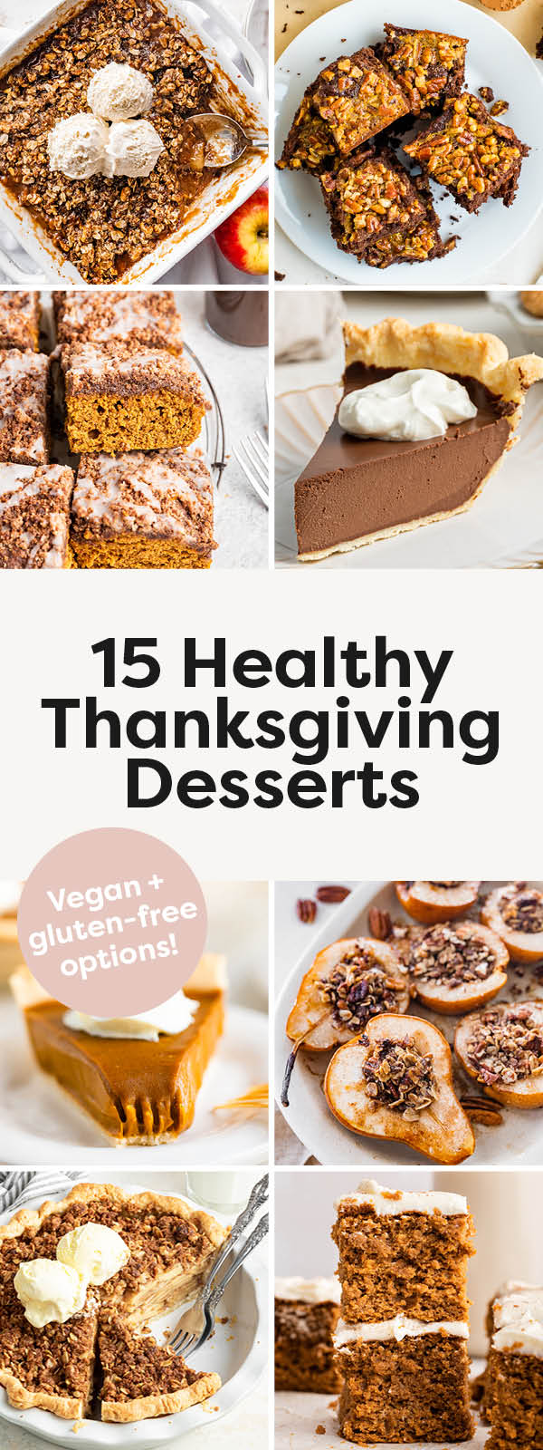 15 Healthy Thanksgiving Desserts - Eating Bird Food