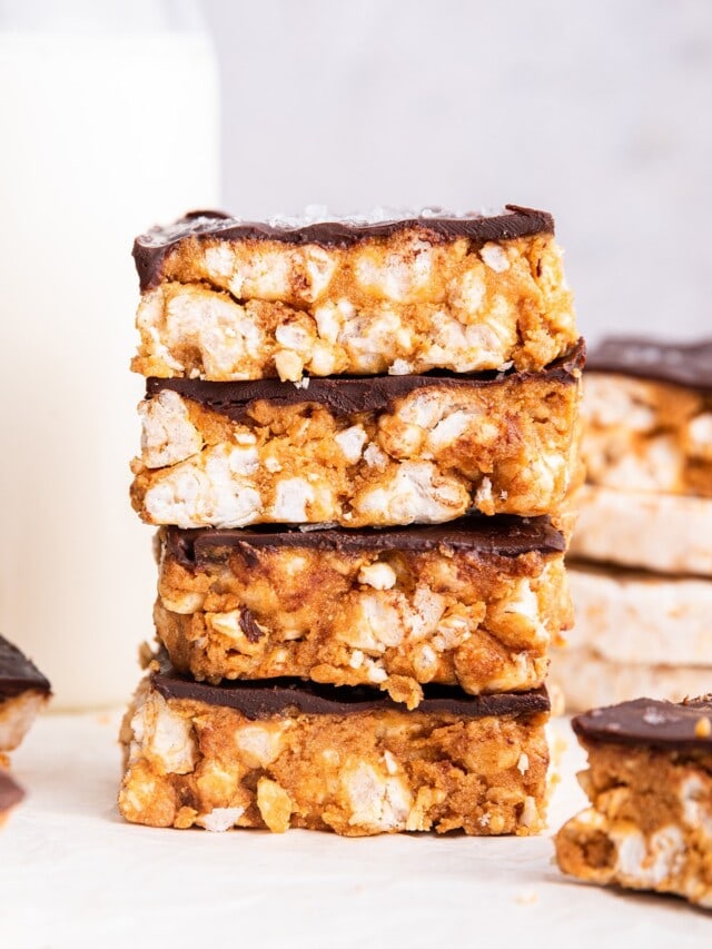 No Bake Peanut Butter Crunch Bars Eating Bird Food