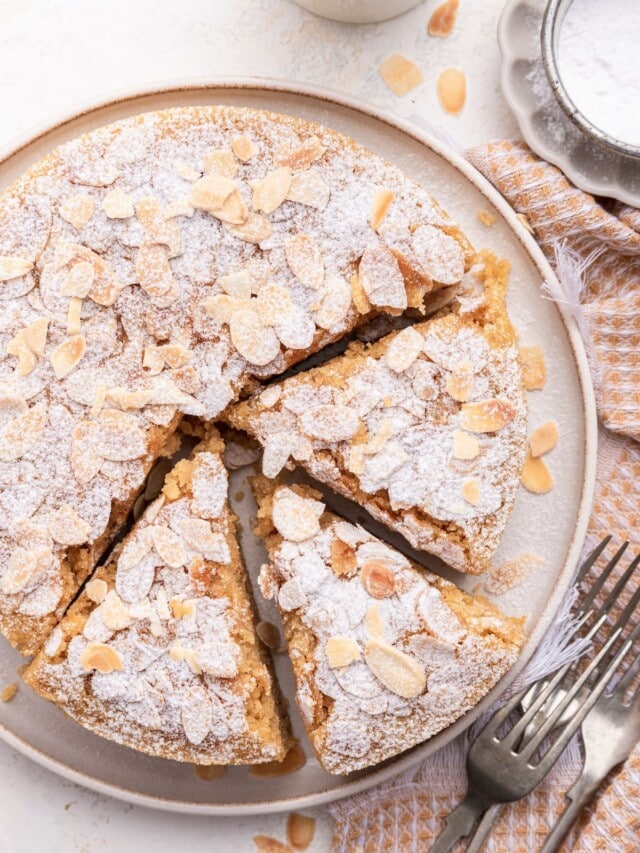 Almond Cake Eating Bird Food