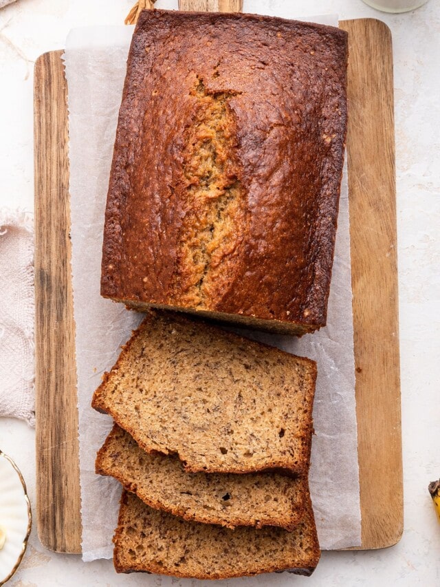 Healthy Banana Bread Eating Bird Food