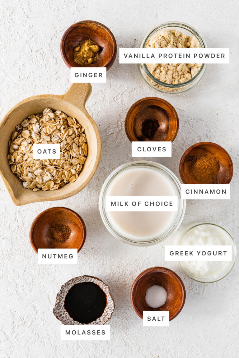 Gingerbread Overnight Oats Eating Bird Food