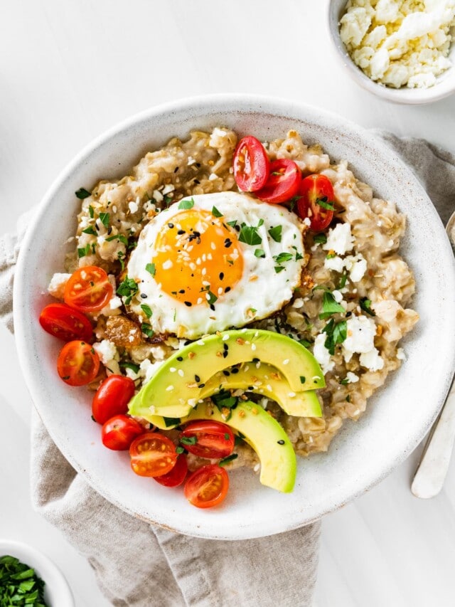 Savory Oatmeal Eating Bird Food