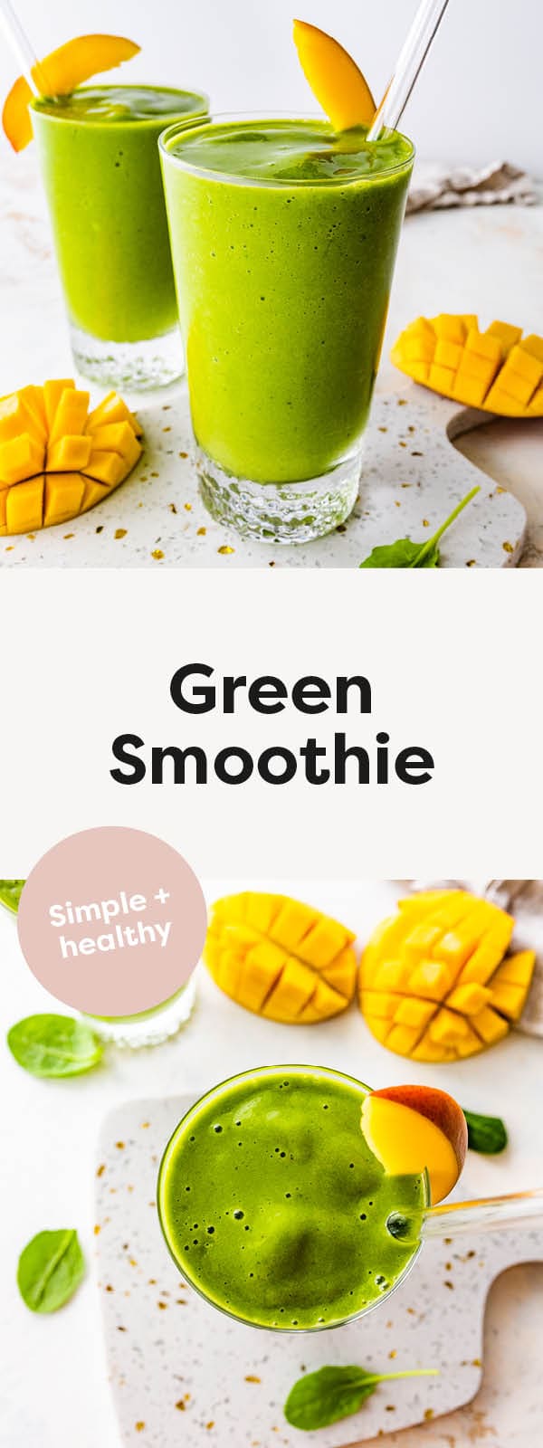 Perfect Green Smoothie Eating Bird Food