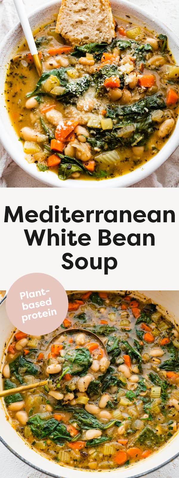 Mediterranean White Bean Soup Eating Bird Food