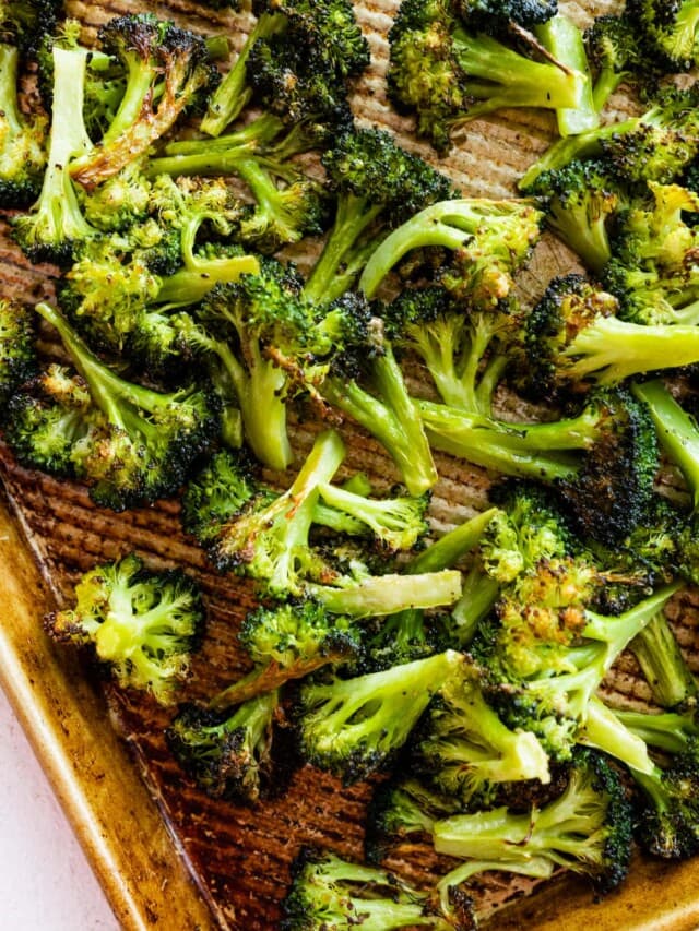 Roasted Broccoli Eating Bird Food