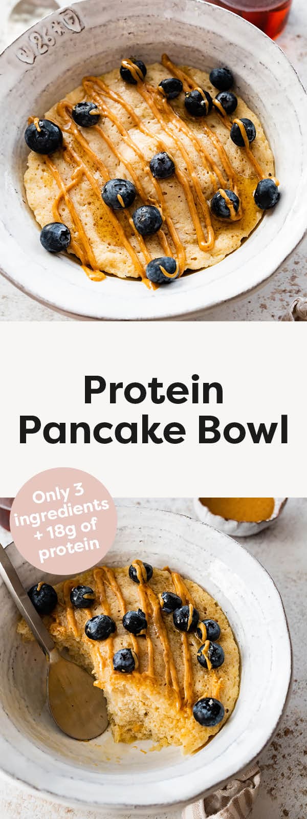 3Ingredient Protein Pancake Bowl Eating Bird Food
