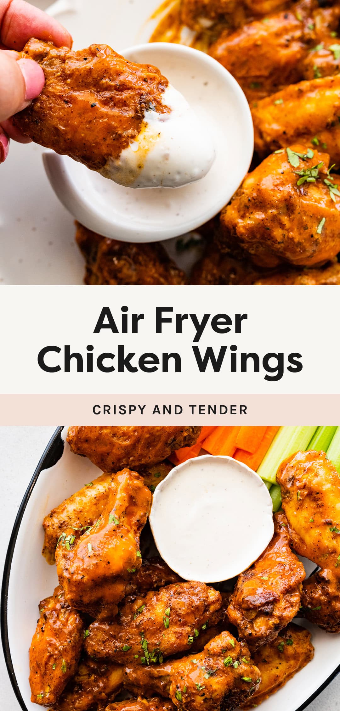 Crispy Air Fryer Chicken Wings - Eating Bird Food
