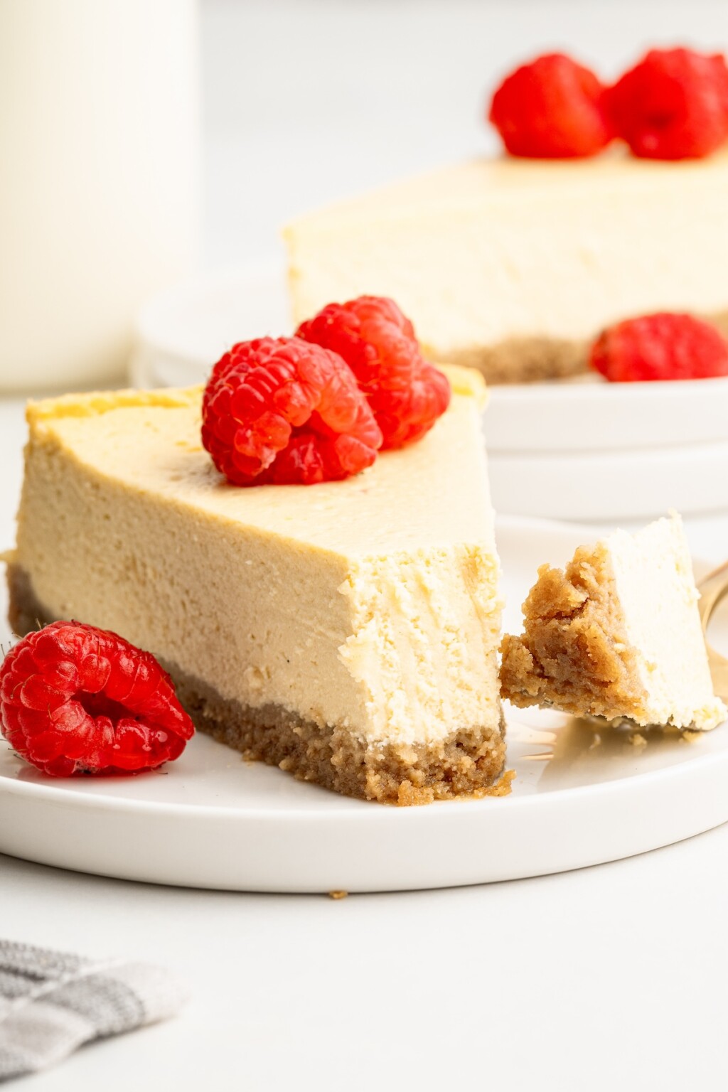 The BEST Healthy Cheesecake with Cottage Cheese Eating Bird Food