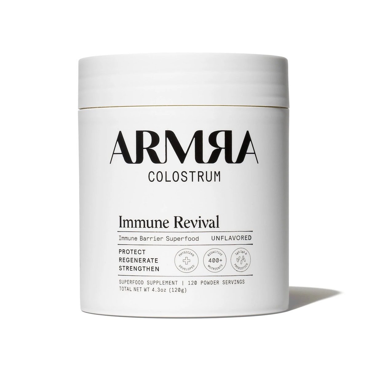 Jar of ARMRA colostrum