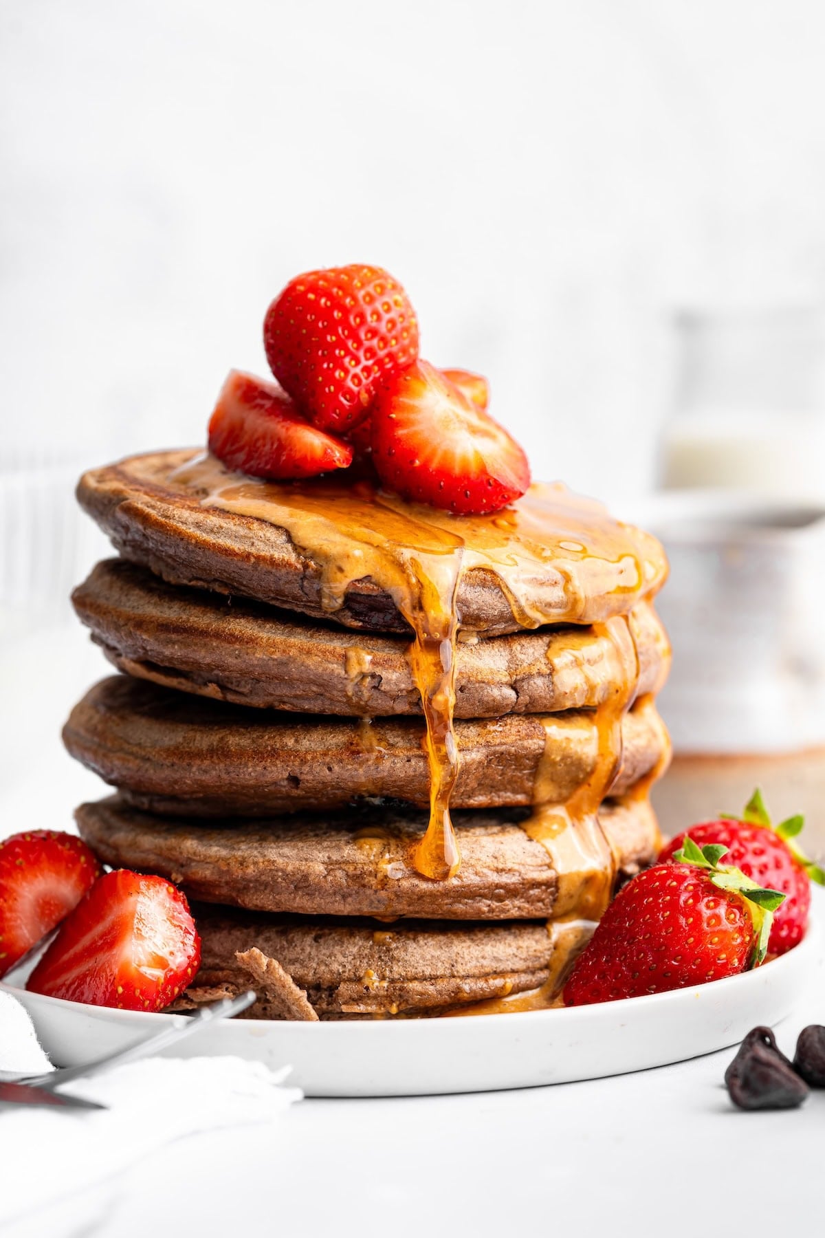 Chocolate Protein Pancakes