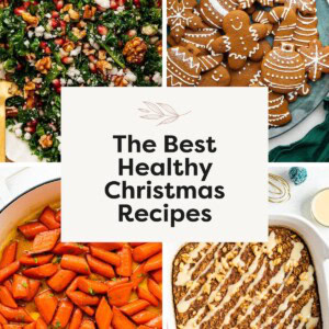 Collage of Healthy Christmas Recipes