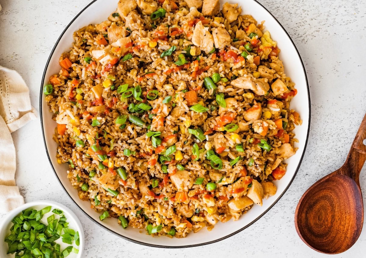 Chicken Fried Rice (Better Than Takeout!) - Eating Bird Food