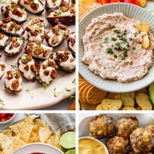 A collection of Healthy Crowd-Pleasing Appetizers for Your Holiday Party