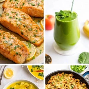 4 recipes photos in a collage